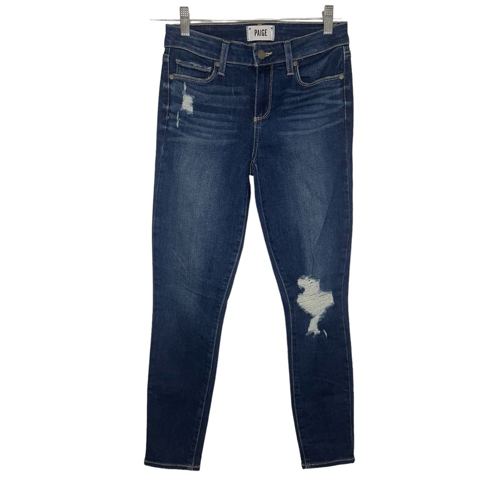 NWOT PAIGE Verdugo Ankle Jean w/Distressing Women’s SIZE 26